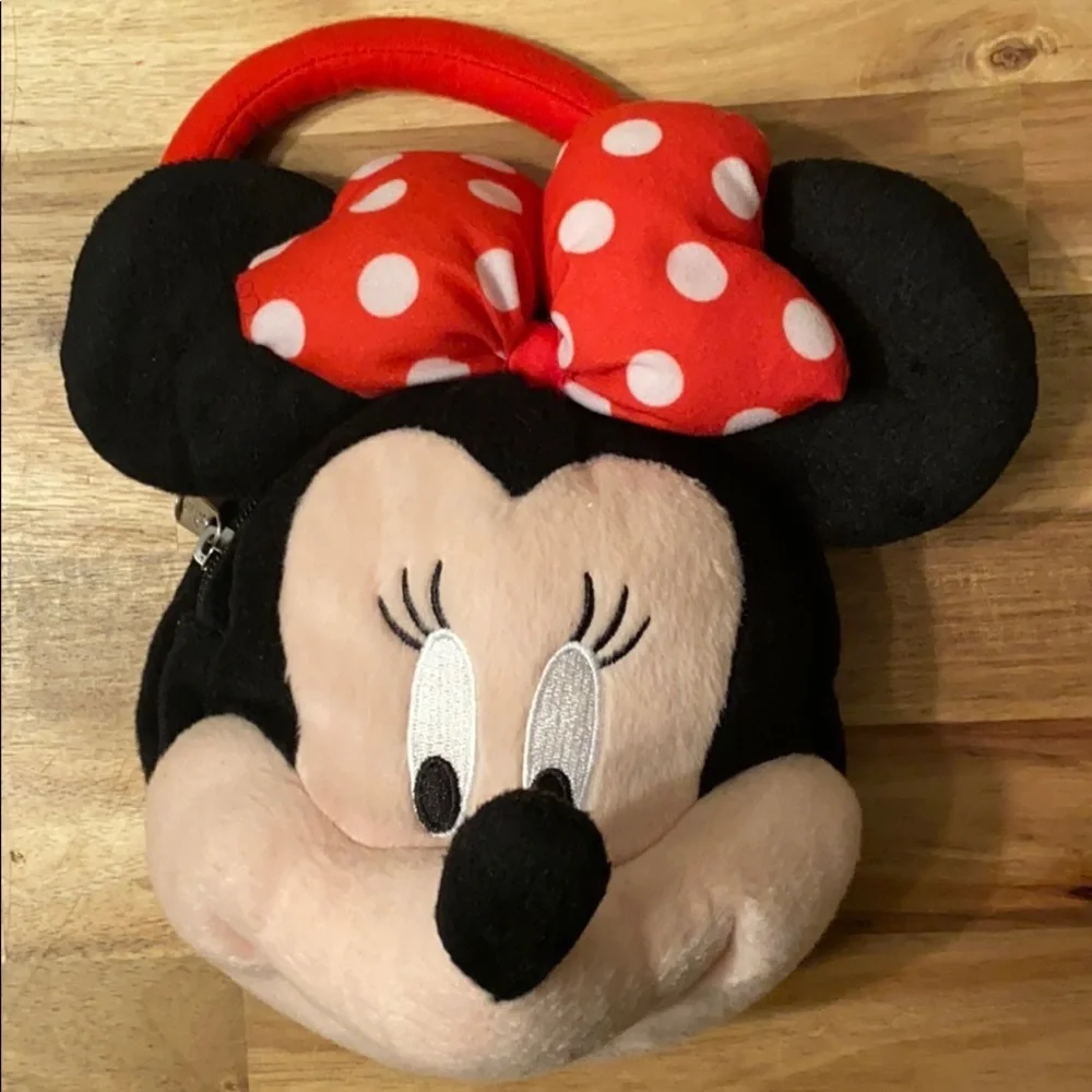 DISNEY Minnie Mouse plush handbag/ purse